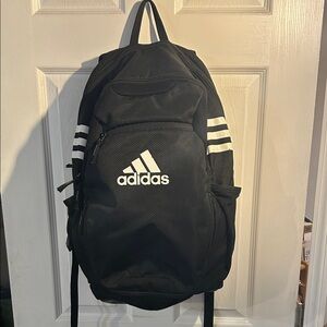 Adidas Men's Black and White Backpack